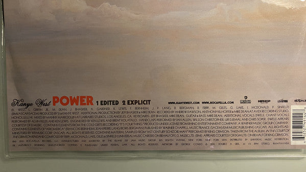 Kanye West : Power (12", Single, Pic)