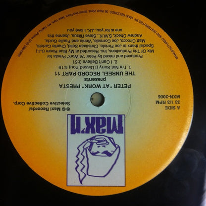 Peter Presta : The Unreel Record (Part Two) (12")