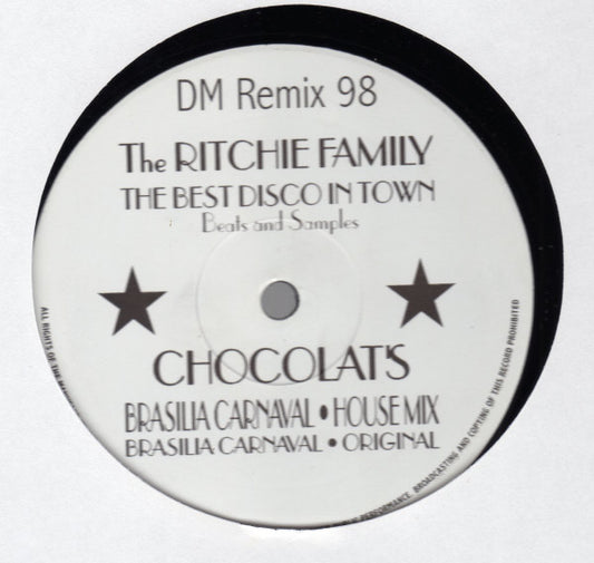 The Ritchie Family & Chocolat's : The Best Disco In Town / Brasilia Carnaval (DM Remix 98) (12")