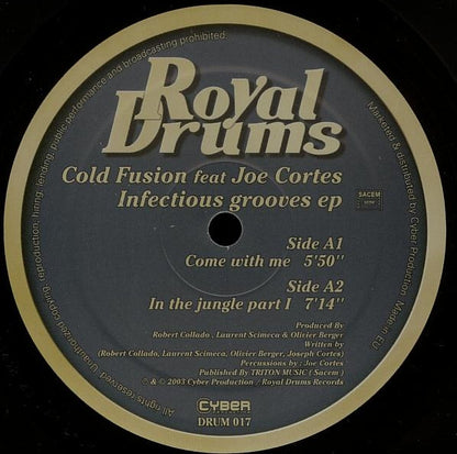 Coldfusion feat Joe Cortes : Infectious Grooves EP (12", EP)