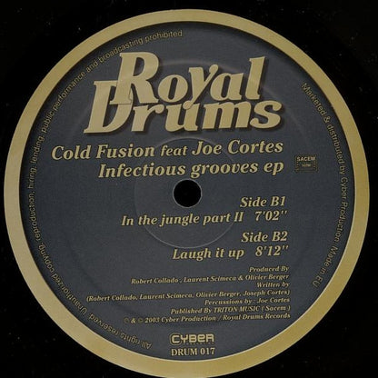 Coldfusion feat Joe Cortes : Infectious Grooves EP (12", EP)