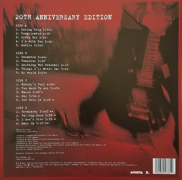Avril Lavigne : Let Go (2xLP, Ltd, RE, RM, Red)