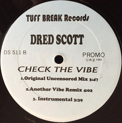 Dred Scott : Nutin' Ta Lose / Check The Vibe (12", Promo)
