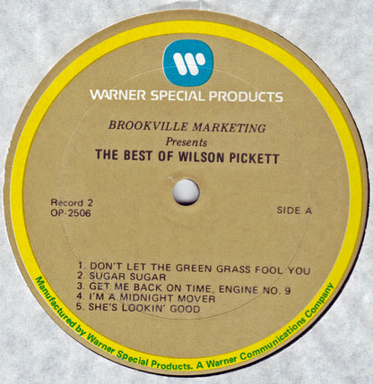 Wilson Pickett : The Best Of Wilson Pickett (2xLP, Comp, Gol)
