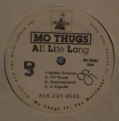 Sticky Fingaz / Mo Thugs* : Can't Call It / All Life Long (12", Promo)