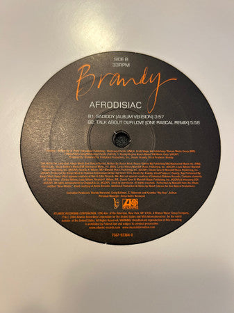 Brandy (2) : Afrodisiac (12", Single)