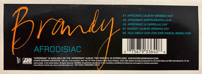 Brandy (2) : Afrodisiac (12", Single)