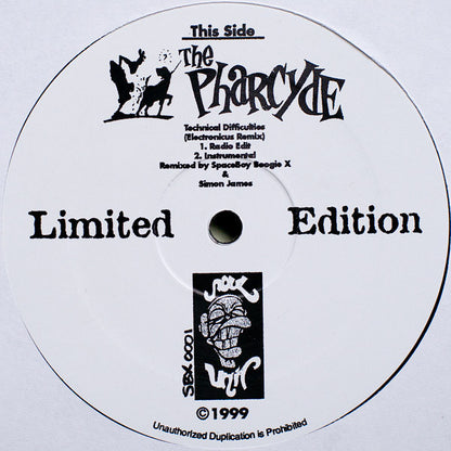 The Pharcyde / SpaceBoy Boogie X : Technical Difficulties / Underground Sound (12", Ltd, Whi)