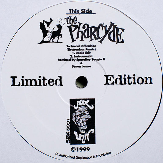 The Pharcyde / SpaceBoy Boogie X : Technical Difficulties / Underground Sound (12", Ltd, Whi)