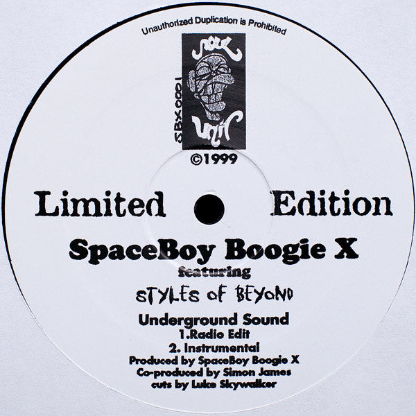 The Pharcyde / SpaceBoy Boogie X : Technical Difficulties / Underground Sound (12", Ltd, Whi)