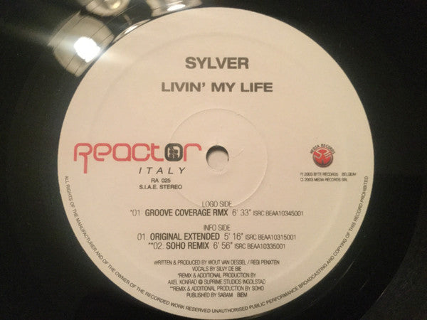 Sylver : Livin' My Life (12")
