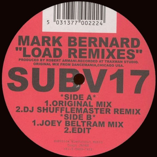 Mark Bernard : Load Remixes (12")