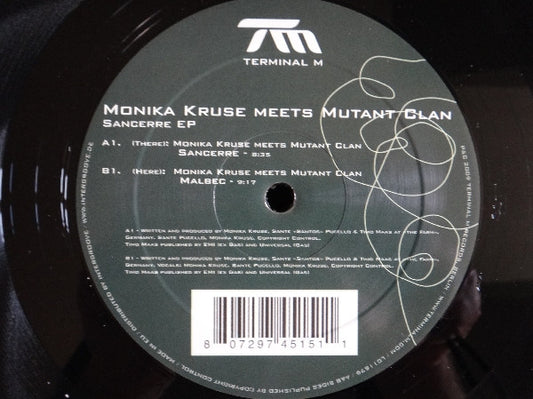 Monika Kruse Meets Mutant Clan : Sancerre EP (12", EP)