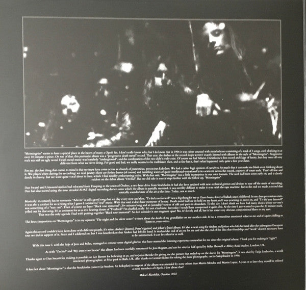 Opeth : Morningrise (2xLP, Album, Ltd, RE, RM, OBI)