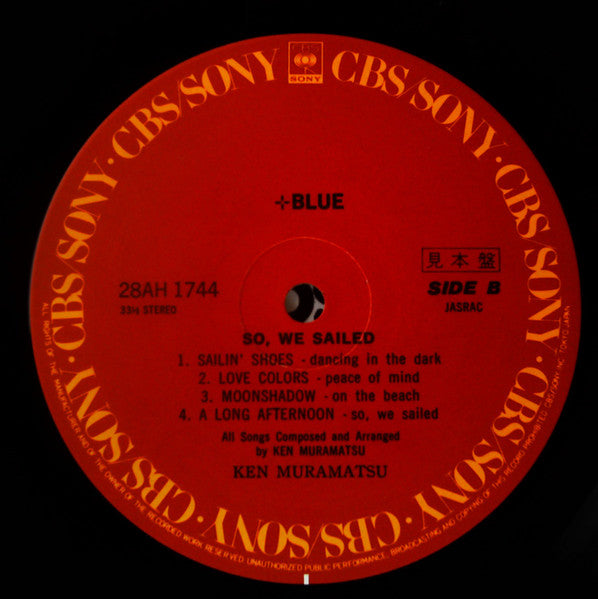 Ken Muramatsu : +Blue (LP, Album, Promo)