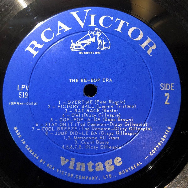 Various : The Be-Bop Era (LP, Comp, Mono)