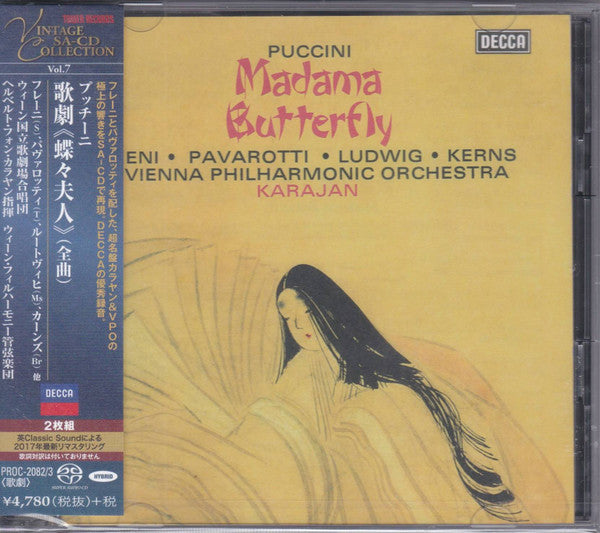 Herbert von Karajan, Wiener Philharmoniker, Mirella Freni, Luciano Pavarotti, Robert Kerns, Giacomo Puccini : Madama Butterfly (2xSACD, Hybrid)