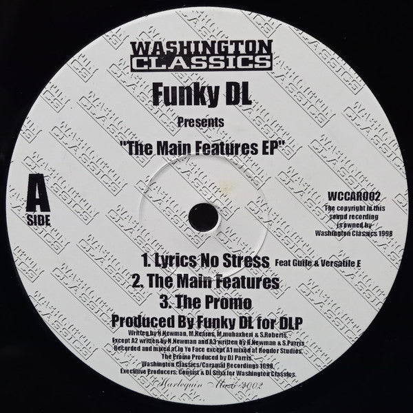 Funky DL : The Main Features EP (12")