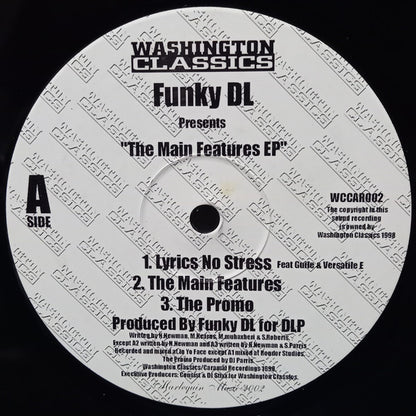 Funky DL : The Main Features EP (12")