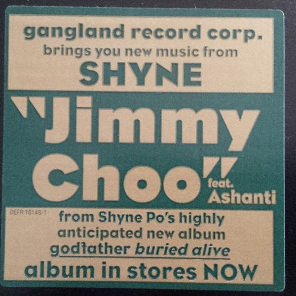 Shyne Feat. Ashanti : Jimmy Choo (12", Promo)