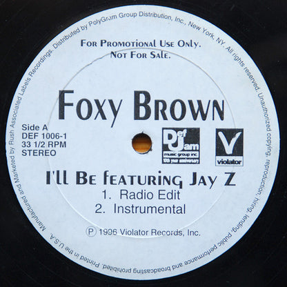 Foxy Brown : I'll Be (12", Promo)