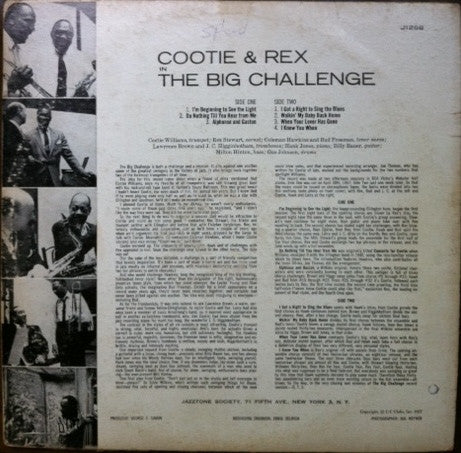 Cootie* & Rex* : Cootie & Rex In The Big Challenge (LP, Album, Mono)