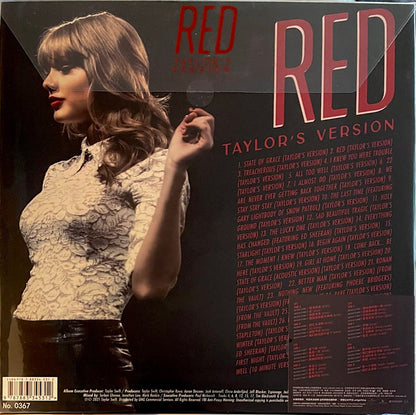 Taylor Swift = Taylor Swift : Red (Taylor's Version) = 红（重制版） (4xLP, Album, Num)