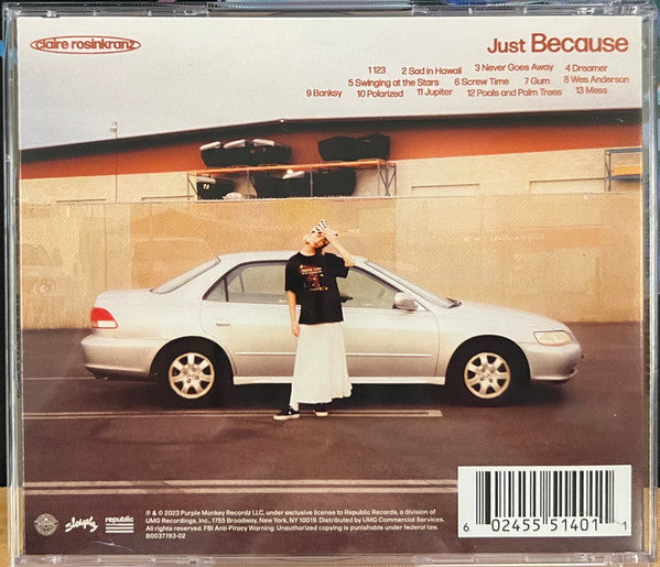 Claire Rosinkranz : Just Because (CD, Album)