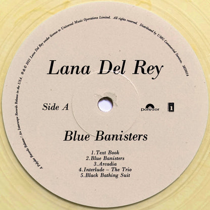 Lana Del Rey : Blue Banisters (2xLP, Album, RE, RP, Yel)