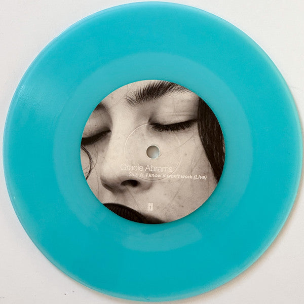 Gracie Abrams : I Know It Won't Work (Live) / Abby (Demo) (7", Ltd, Blu)
