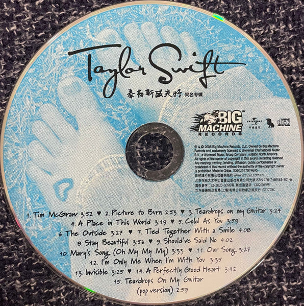 Taylor Swift = Taylor Swift : Taylor Swift = 同名专辑 (CD, Album, RE)
