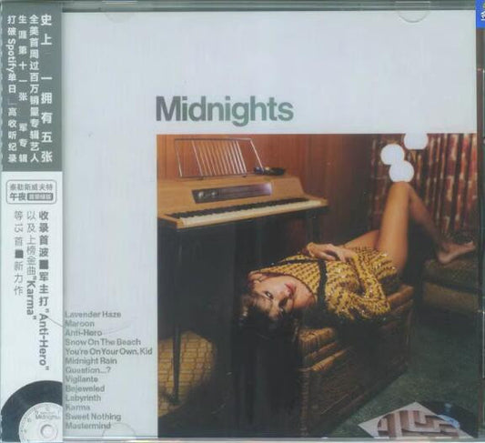 Taylor Swift = Taylor Swift : Midnights = 午夜 (CD, Album, Jad)