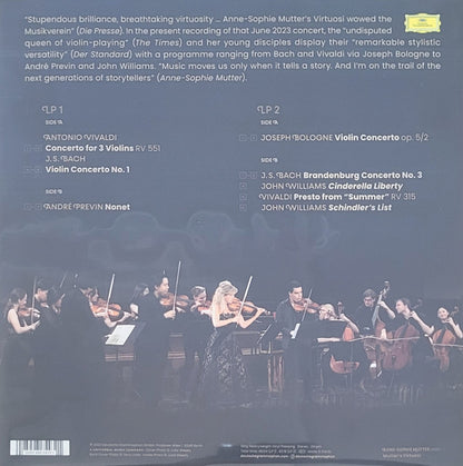 Anne-Sophie Mutter & Mutter's Virtuosi*, Bach*, Bologne*, Previn*, Vivaldi*, Williams* : Bach, Bologne, Previn, Vivaldi, Williams (2xLP, Album, Gat)