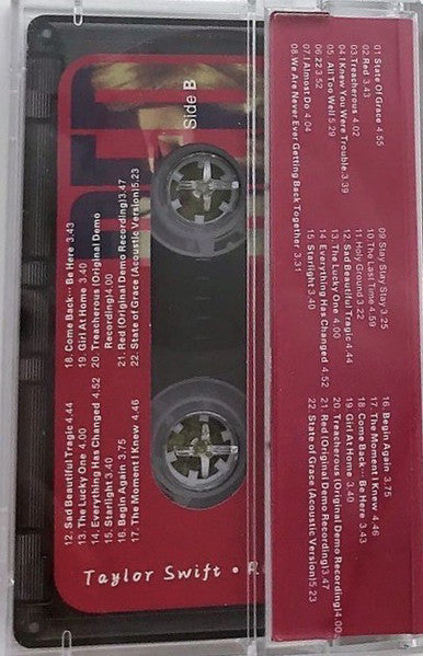 Taylor Swift : Red (Cass, Album, Dlx, Unofficial)