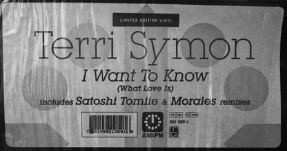 Terri Symon : I Want To Know (What Love Is) (12", Ltd)