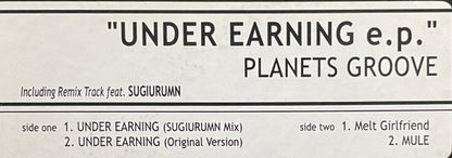 Planets Groove : Under Earning e.p. (12", EP)