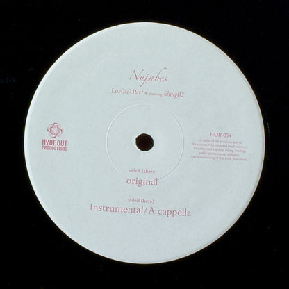 Nujabes Featuring Shing02 : Luv(sic) Part 4 (12", Ltd)