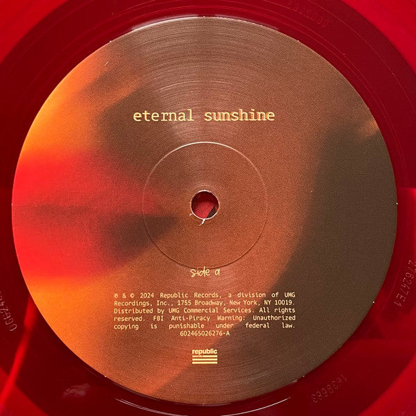 Ariana Grande : Eternal Sunshine (LP, Album, Red)