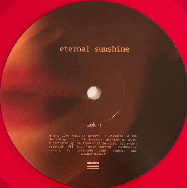 Ariana Grande : Eternal Sunshine (LP, Album, Red)
