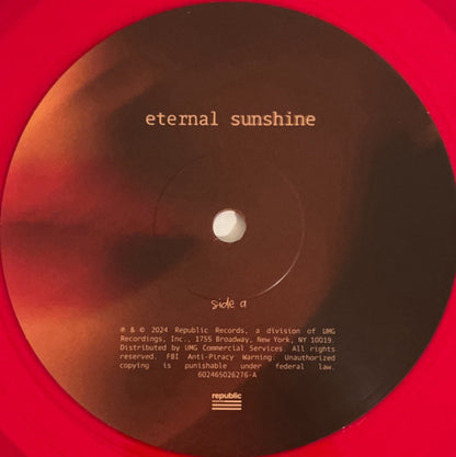 Ariana Grande : Eternal Sunshine (LP, Album, Red)
