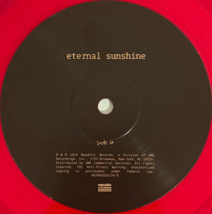 Ariana Grande : Eternal Sunshine (LP, Album, Red)
