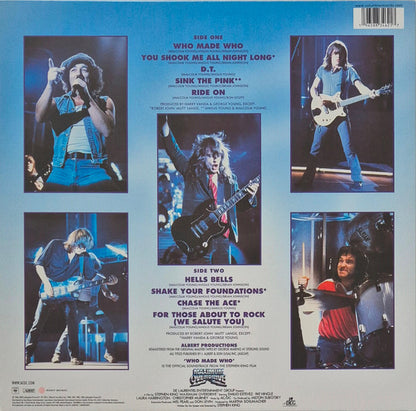 AC/DC : Who Made Who (LP, Album, Comp, RE, RM, S/Edition, Gol)
