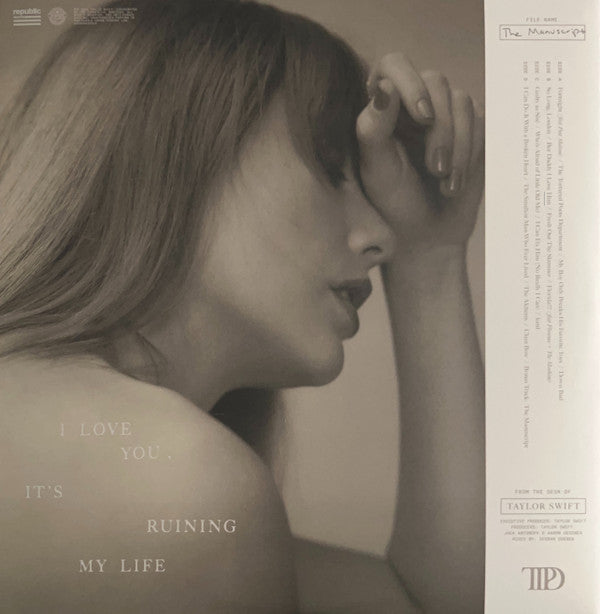 Taylor Swift : The Tortured Poets Department (2xLP, Album, Ltd, Whi)