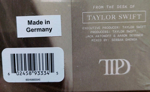 Taylor Swift : The Tortured Poets Department (2xLP, Album, Ltd, S/Edition, Bei)