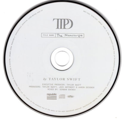 Taylor Swift : The Tortured Poets Department (CD, Album, Dlx, Ltd, "Th)
