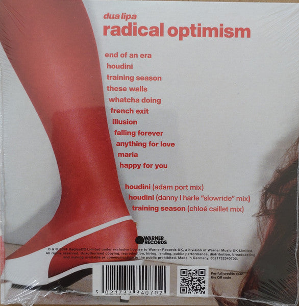 Dua Lipa : Radical Optimism (CD, Album, Dlx, Ltd)