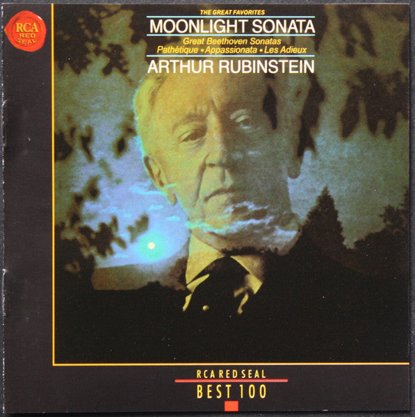 Arthur Rubinstein, Beethoven* : Moonlight Sonata: The Great Favorites, Great Beethoven Sonatas, Pathétique, Appassionata, Les Adieux (CD, Album, RE, RM)