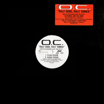O.C. : Half Good, Half Sinner (12", Promo)