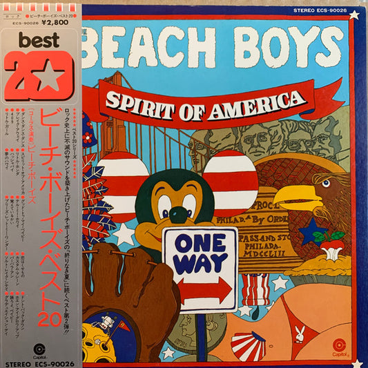 The Beach Boys : Spirit Of America  (LP, Comp, Promo)