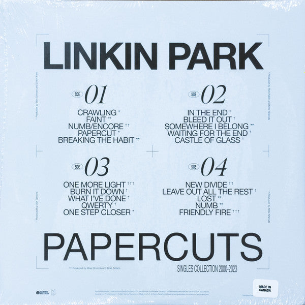 Linkin Park : Papercuts (2xLP, Comp, Ltd, Sky)